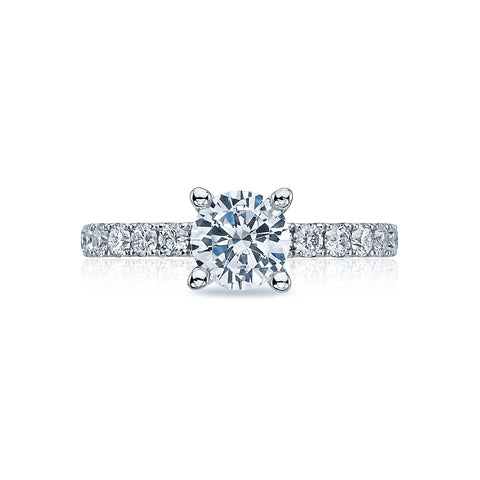 Tacori Solitaire and Pave Engagement Ring (33-2.5RD)