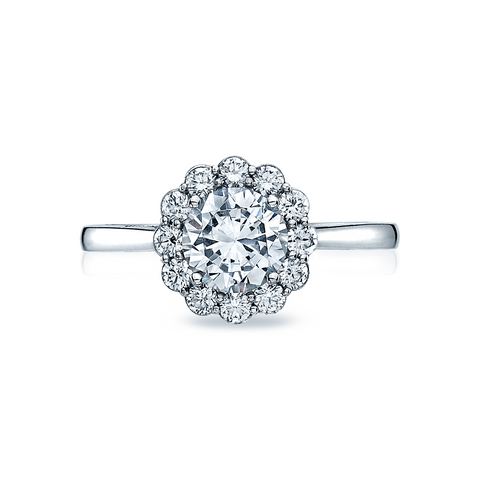 Tacori Diamond Halo Engagement Ring (55-2RD)