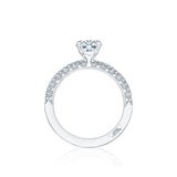 Tacori Solitaire and Pave Engagement Ring HT25451.5RD
