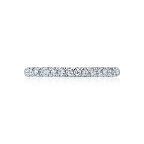 2mm Diamond Wedding Band, Tacori HT2545B1/2 Petite Crescent