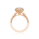 Tacori Diamond Halo Engagement Ring (55-2CU)