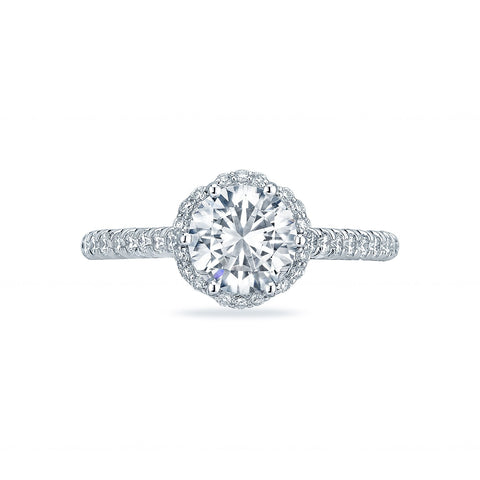 Tacori Diamond Halo Engagement Ring (HT2547RD)