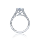 Tacori Diamond Halo Engagement Ring (HT2547RD)