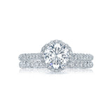 Tacori Diamond Halo Engagement Ring (HT2547RD)