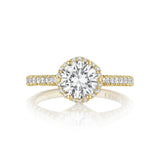 Tacori Diamond Halo Engagement Ring (HT2547RD)