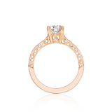 Tacori Ribbon Rose Gold Engagement Ring (2578RD)