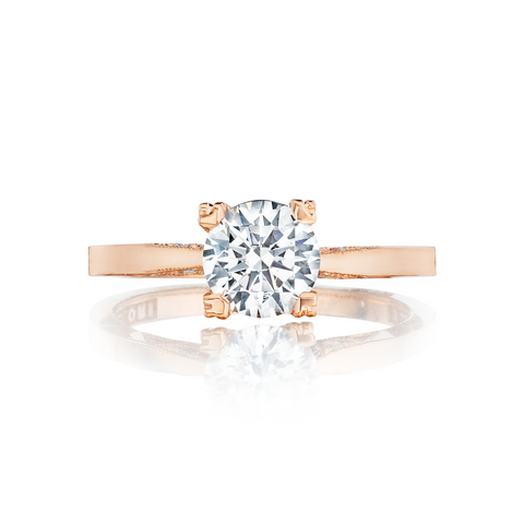 Tacori Rose Gold Solitaire Engagement Ring