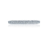 Platinum and Diamond Classic Crescent Wedding Band, Tacori 2616B