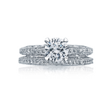 Tacori Solitaire Crescent Silhouette Diamond Engagement Ring (2616RD)