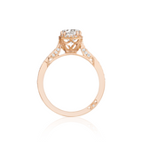 Tacori Halo Rose Gold Engagement Ring (2620RDP)