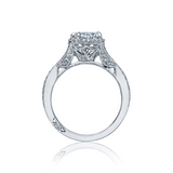 Tacori Pave Diamond Halo Engagement Ring (2627OV)