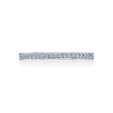 Tacori Women's Wedding Band Dantela 2630bmdp12, Platinum and Pave Diamonds