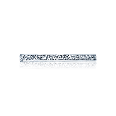 Tacori Women's Wedding Band Dantela 2630bmdp12, Platinum and Pave Diamonds