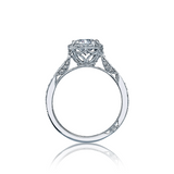 Tacori Pave Diamond Halo Engagement Ring (2639RDP)