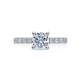 Tacori Solitaire and Pave Engagement Ring (33-2.5RD)