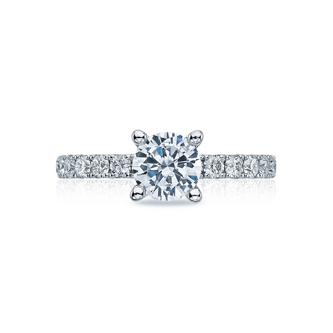 Tacori Solitaire and Pave Engagement Ring (33-2.5RD)