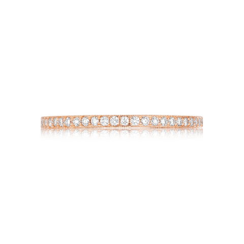 Tacori 41-1.5 18ct Rose Gold Pave Diamond Wedding Band