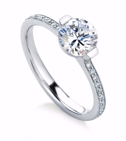 MaeVona Cava - Diamond Engagement Ring. 
