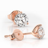 Lab Grown diamond studs by Chelsea Rocks