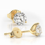 Lab Grown diamond studs by Chelsea Rocks