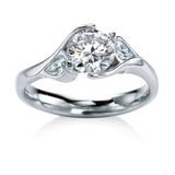 MaeVona Poppy Diamond Engagement Ring. 