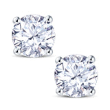 18ct gold Diamond stud earrings in Martini setting