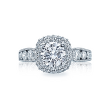 Tacori Diamond Halo Engagement Ring (HT2521CU)
