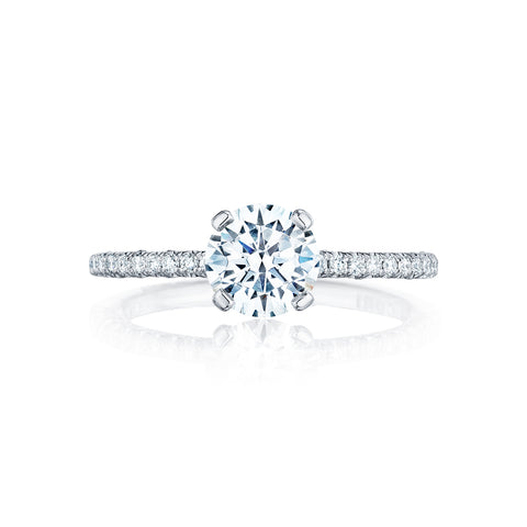 Tacori Solitaire and Pave Engagement Ring HT25451.5RD