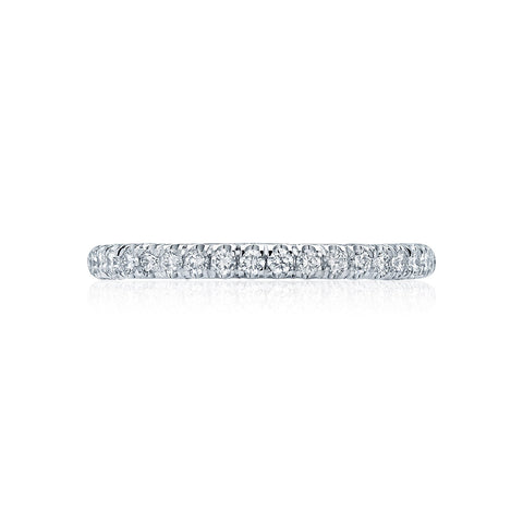 2mm Diamond Wedding Band, Tacori HT2545B1/2 Petite Crescent