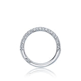 HT2545B1/2 Tacori 2mm Diamond Wedding Band, Petite Crescent Collection 