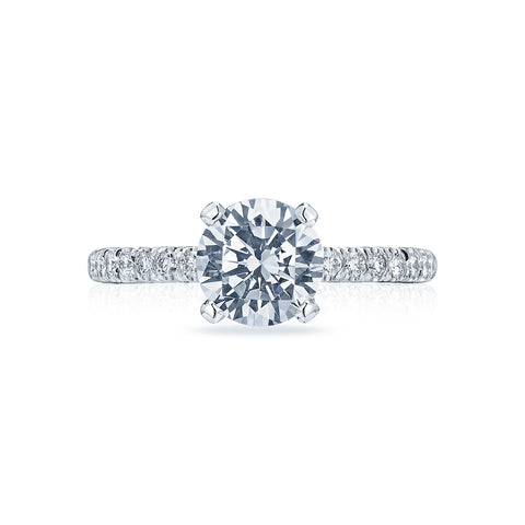 Tacori Solitaire and Pave Engagement Ring HT2545RD