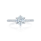 Tacori Solitaire and Pave Engagement Ring (HT25461.5RD)