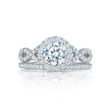 Tacori Pave Diamond Engagement Ring (HT2549RD)