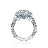 Tacori Pave Diamond Halo Engagement Ring (HT2613RD)