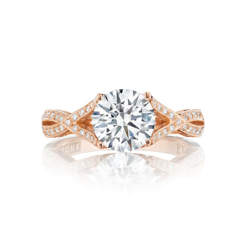 Tacori Pave Diamond Halo Engagement Ring