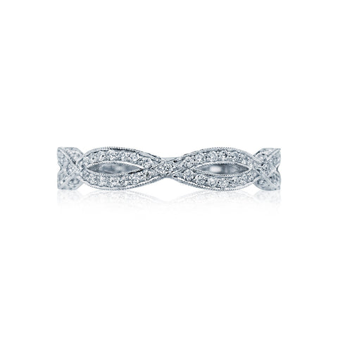 Tacori Ribbon Collection Diamond Wedding Band, Tacori Style HT2528B1/2